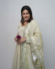 Tissue silk premium anarkali