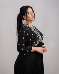 Indo-Western Outfit- Black