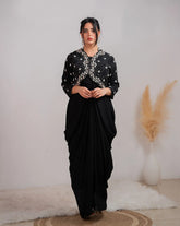 Indo-Western Outfit- Black