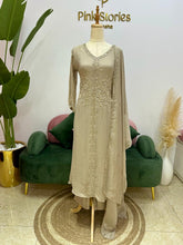 Handworked Salwar Suit- Dusty Grey