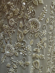 Handworked Salwar Suit- Dusty Grey