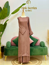 Kaftan Co-Ord Set- Brown