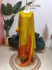0MBRE SHADED KAFTAN STYLE SALWAR SUIT