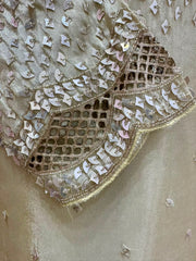 Handworked Salwar Suit- Cream