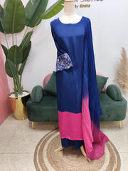 0MBRE SHADED KAFTAN STYLE SALWAR SUIT