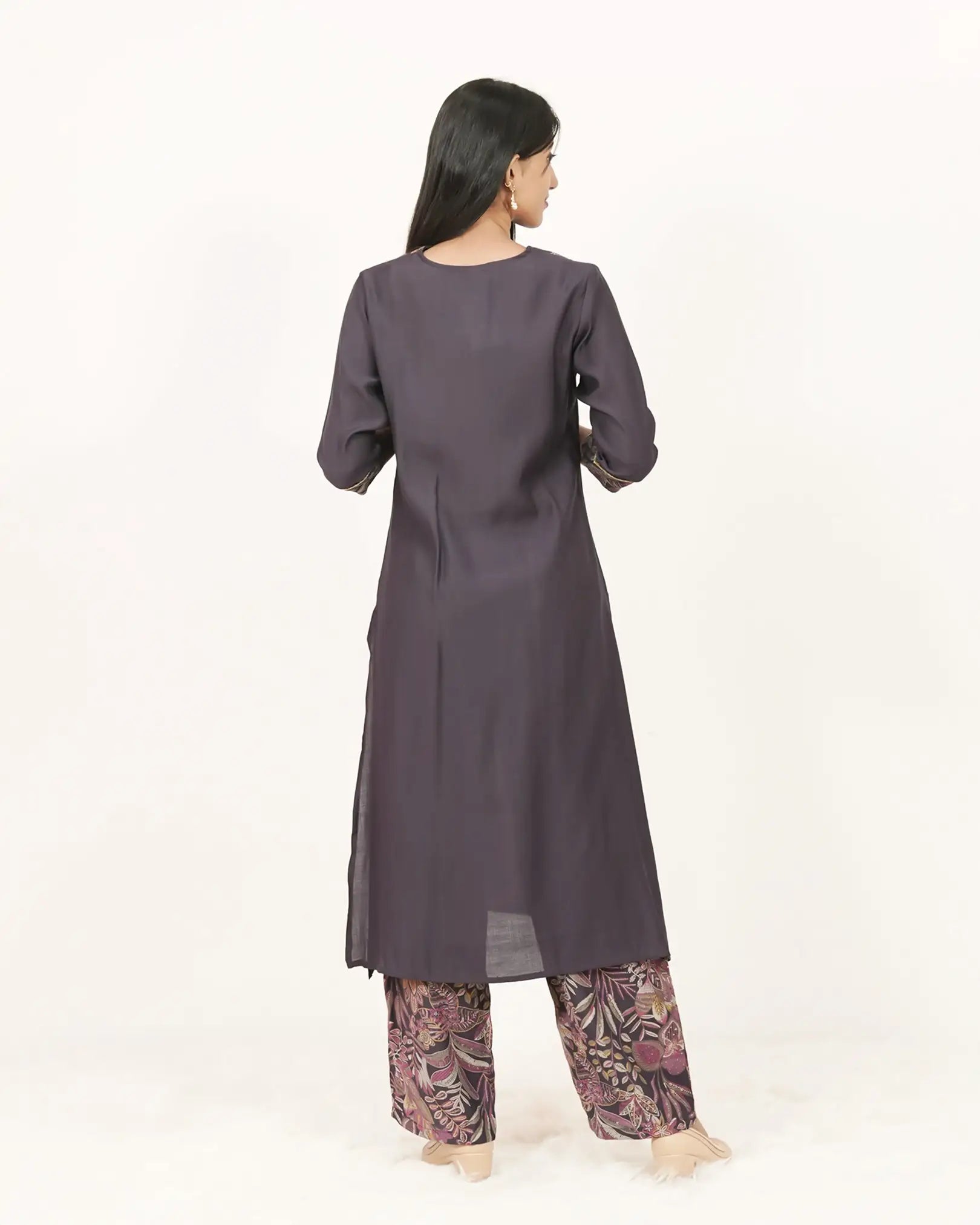 2Pc Co-ord Set with Printed Bottom