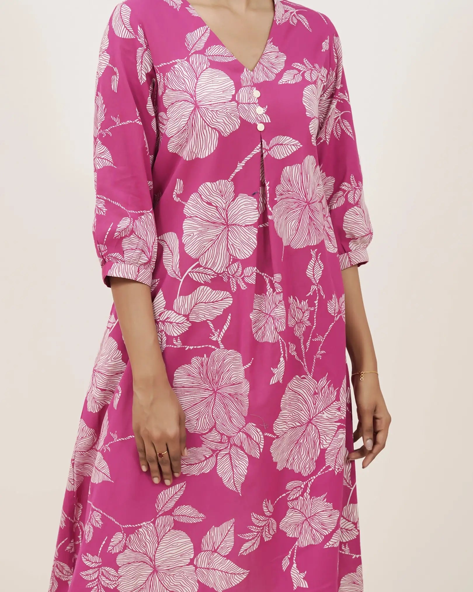 Printed 2Pc A-line Co-ord Set