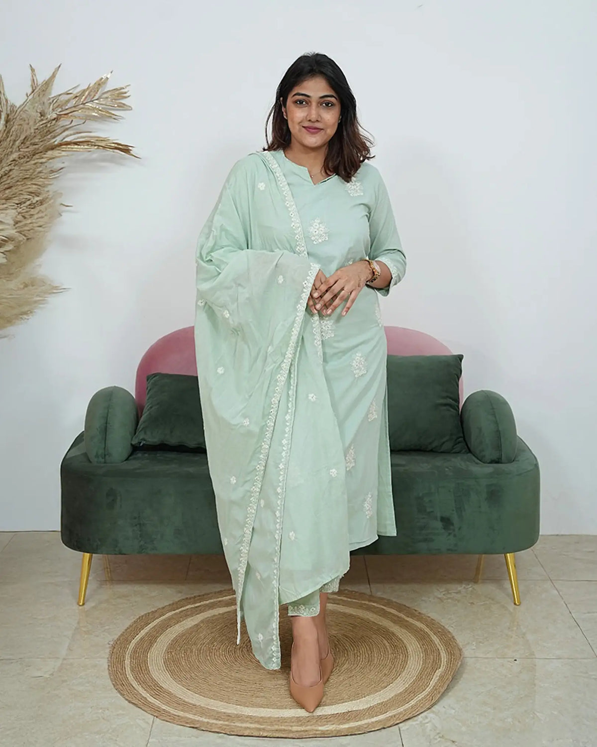Embroidered 3Pc Salwar Suit