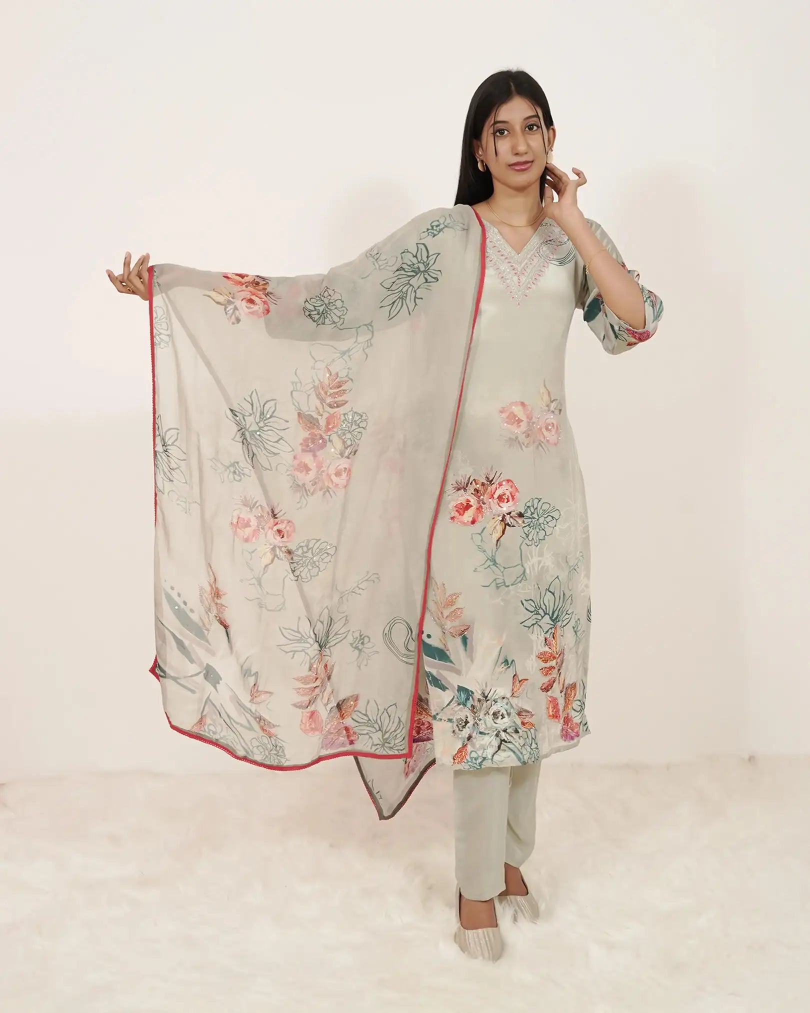 Handworked 3Pc Salwar Suit