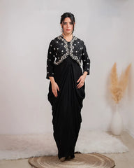 Indo-Western Outfit- Black