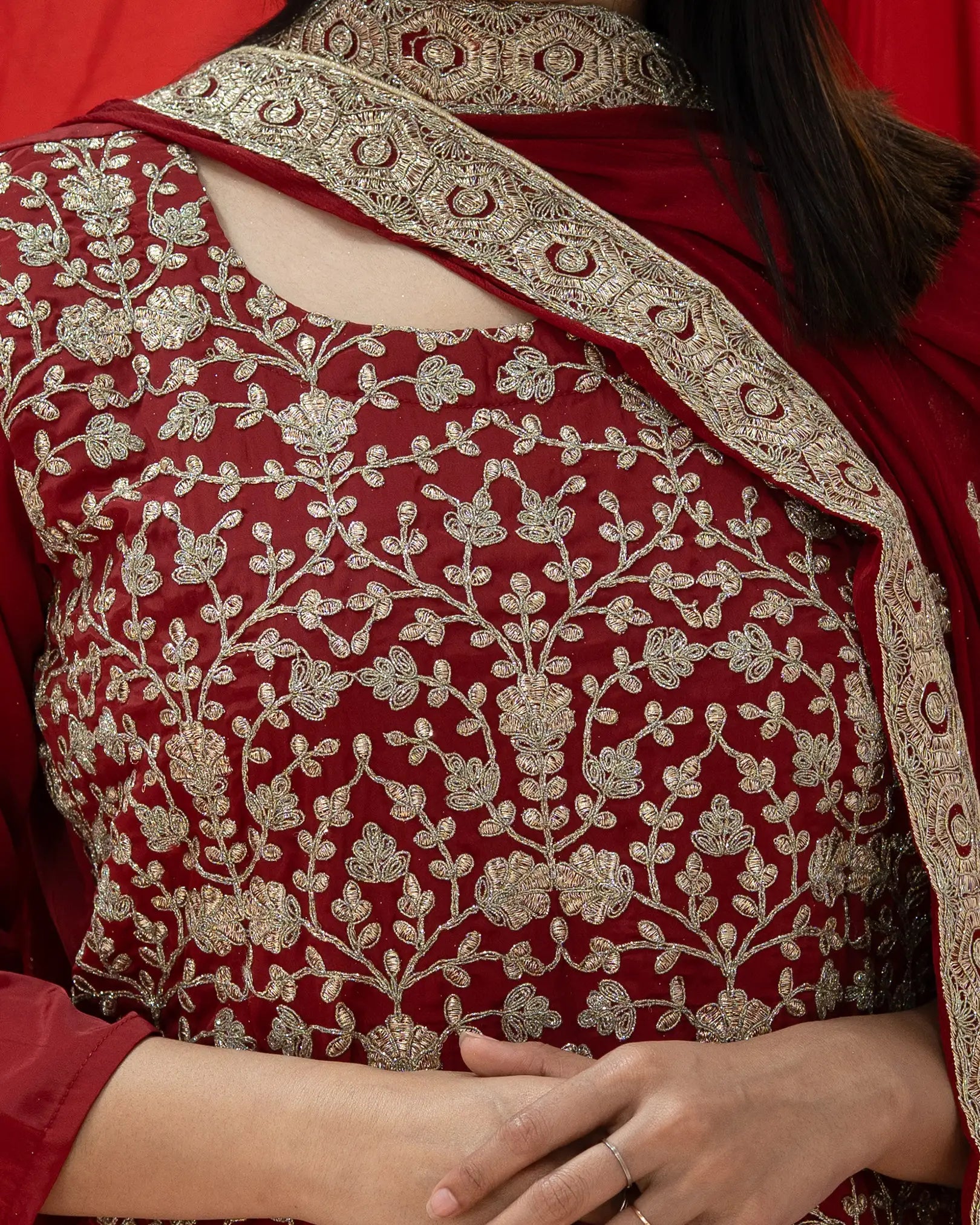 Heavy Embroidered 3Pc Salwar Suit
