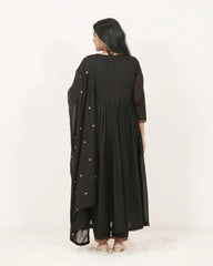 Embroidered 3Pc Anarkali Suit