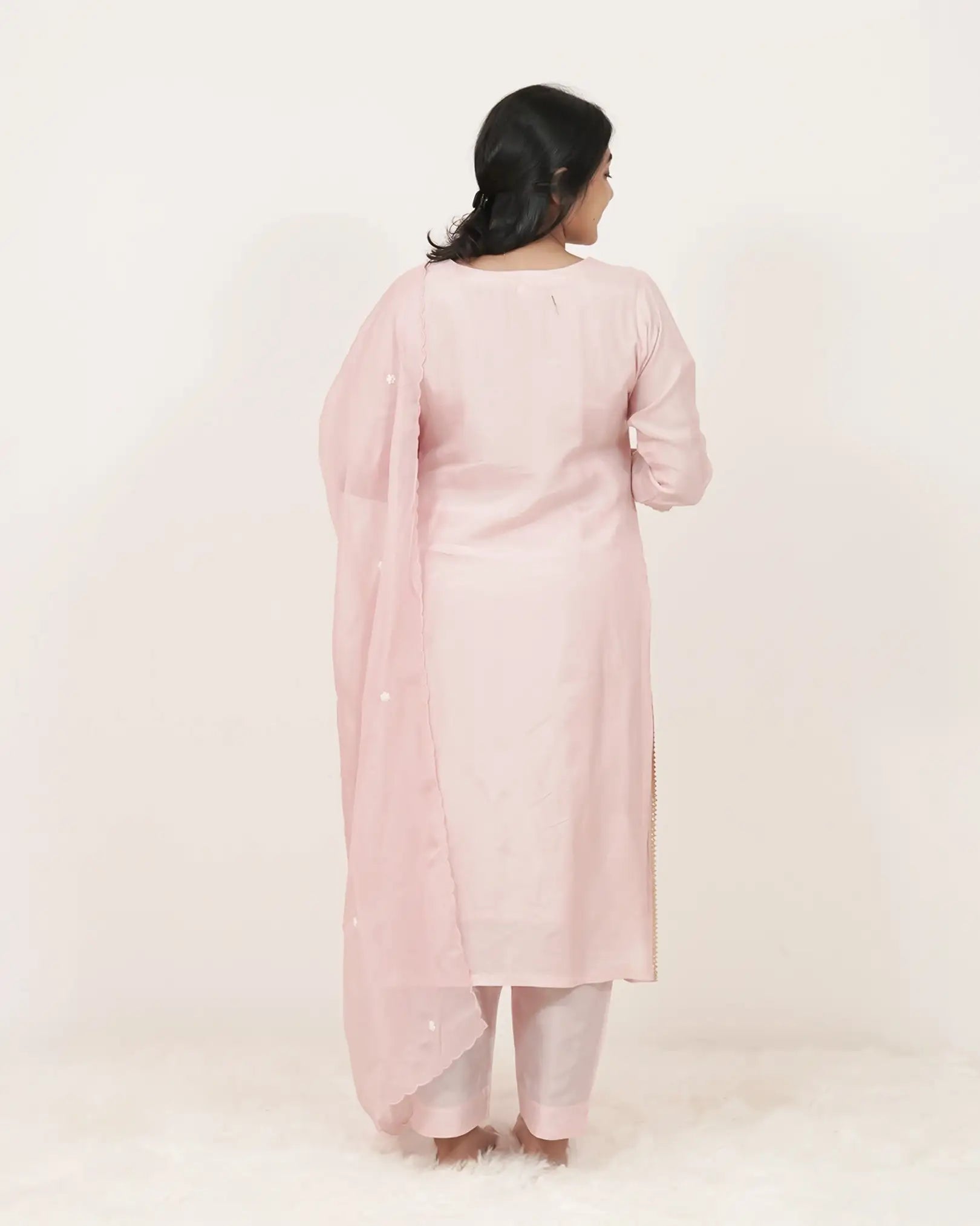 3Pc Salwar Suit with Applique Work