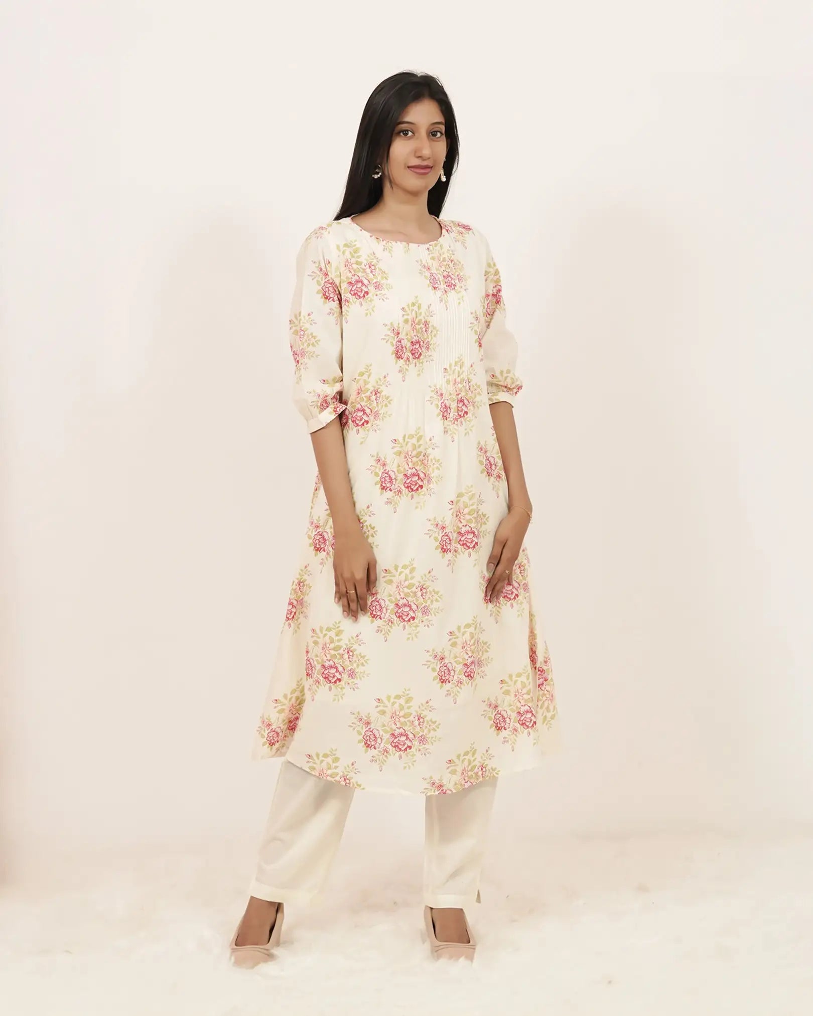 Printed 2Pc A-line Co-ord Set