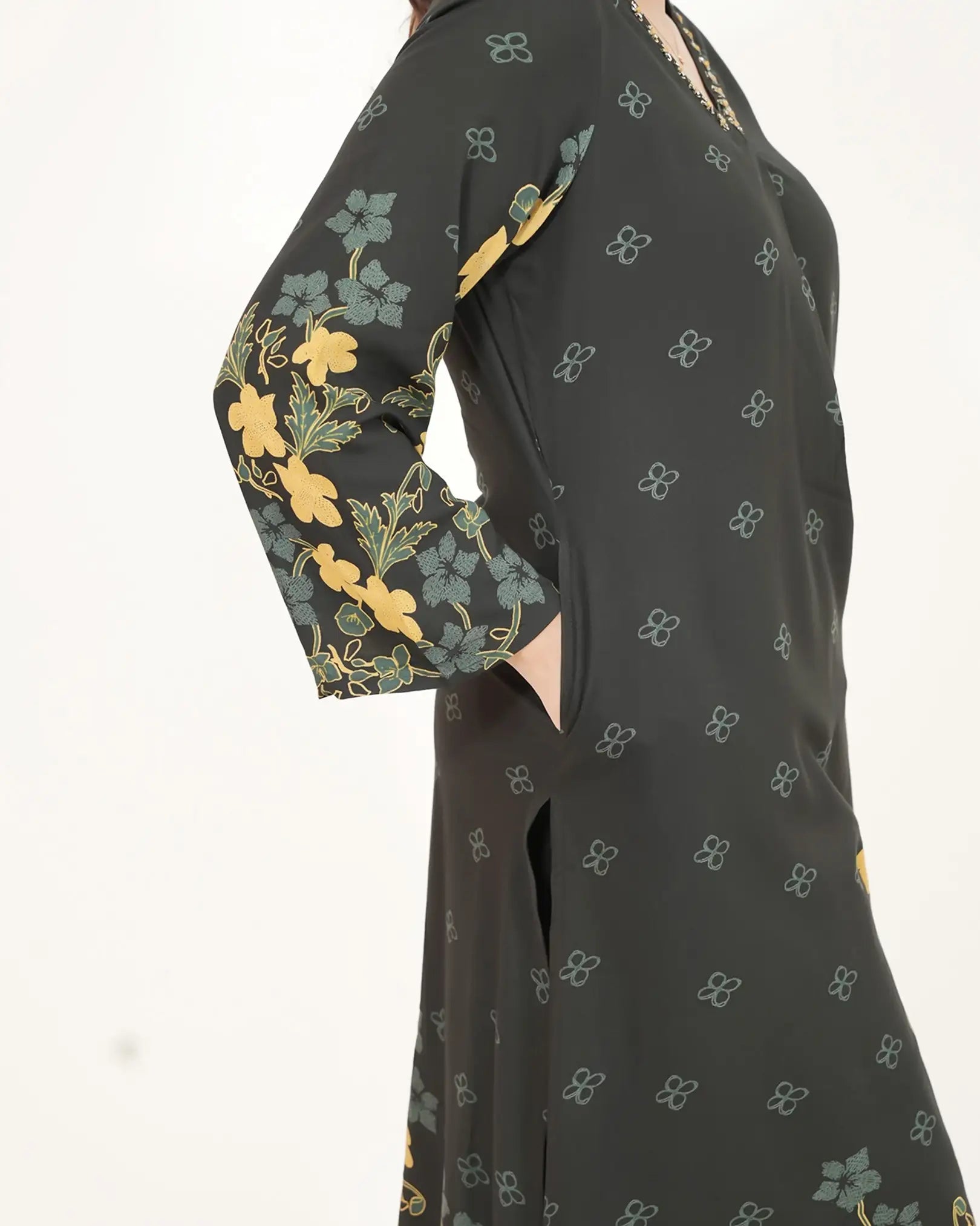 Floral Printed 2Pc Co-ord Set