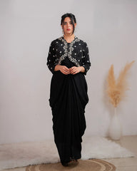Indo-Western Outfit- Black