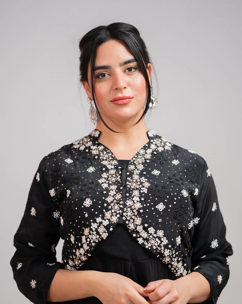 Indo-Western Outfit- Black