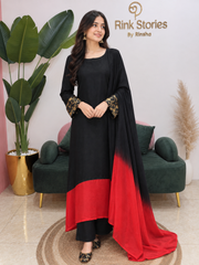 0MBRE SHADED KAFTAN STYLE SALWAR SUIT