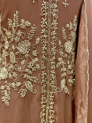 Handworked Salwar Suit- Cocoa Blush
