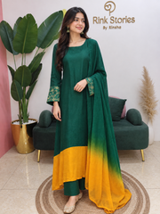 0MBRE SHADED KAFTAN STYLE SALWAR SUIT