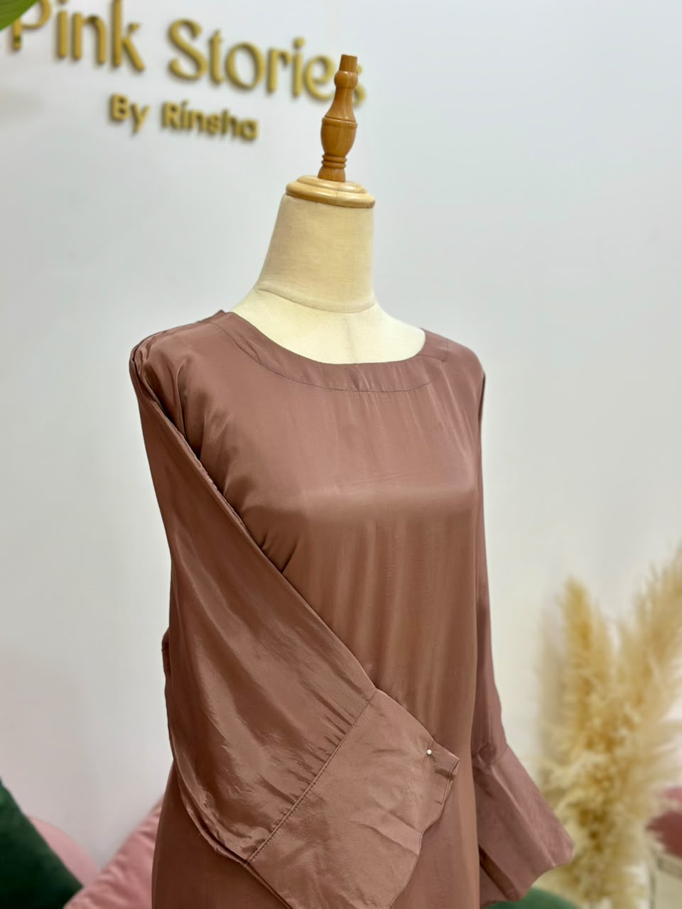 Kaftan Co-Ord Set- Brown