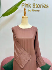 Kaftan Co-Ord Set- Brown