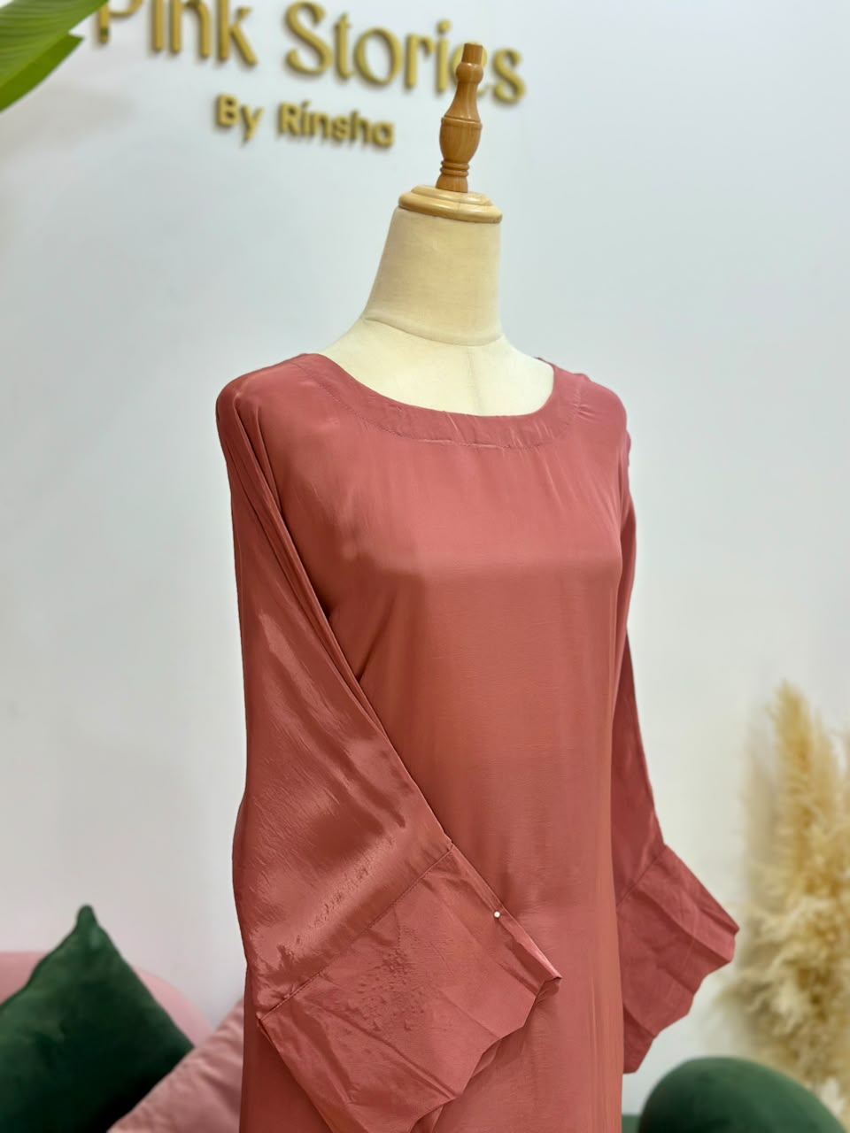 Kaftan Co-Ord Set- Dusty Rose