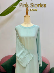 Kaftan Co-Ord Set- Powder Blue