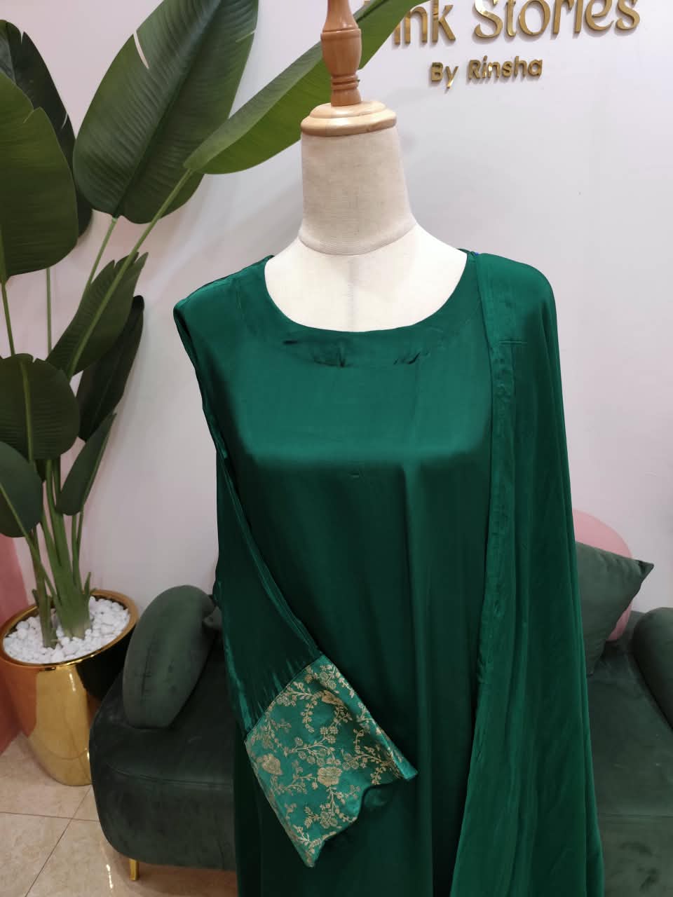 0MBRE SHADED KAFTAN STYLE SALWAR SUIT