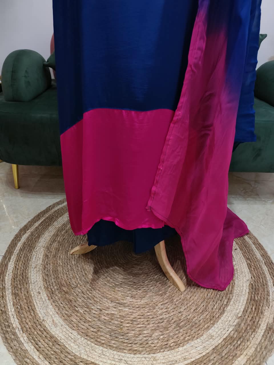 0MBRE SHADED KAFTAN STYLE SALWAR SUIT